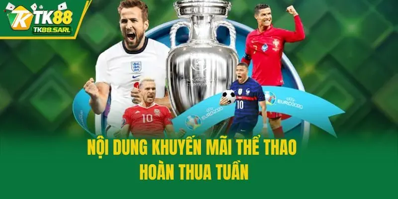 Khuyến Mãi Thể Thao Hoàn Thua Tuần Cho Người Chơi Tại TK88 3 Nội dung khuyến mãi thể thao hoàn thua tuần